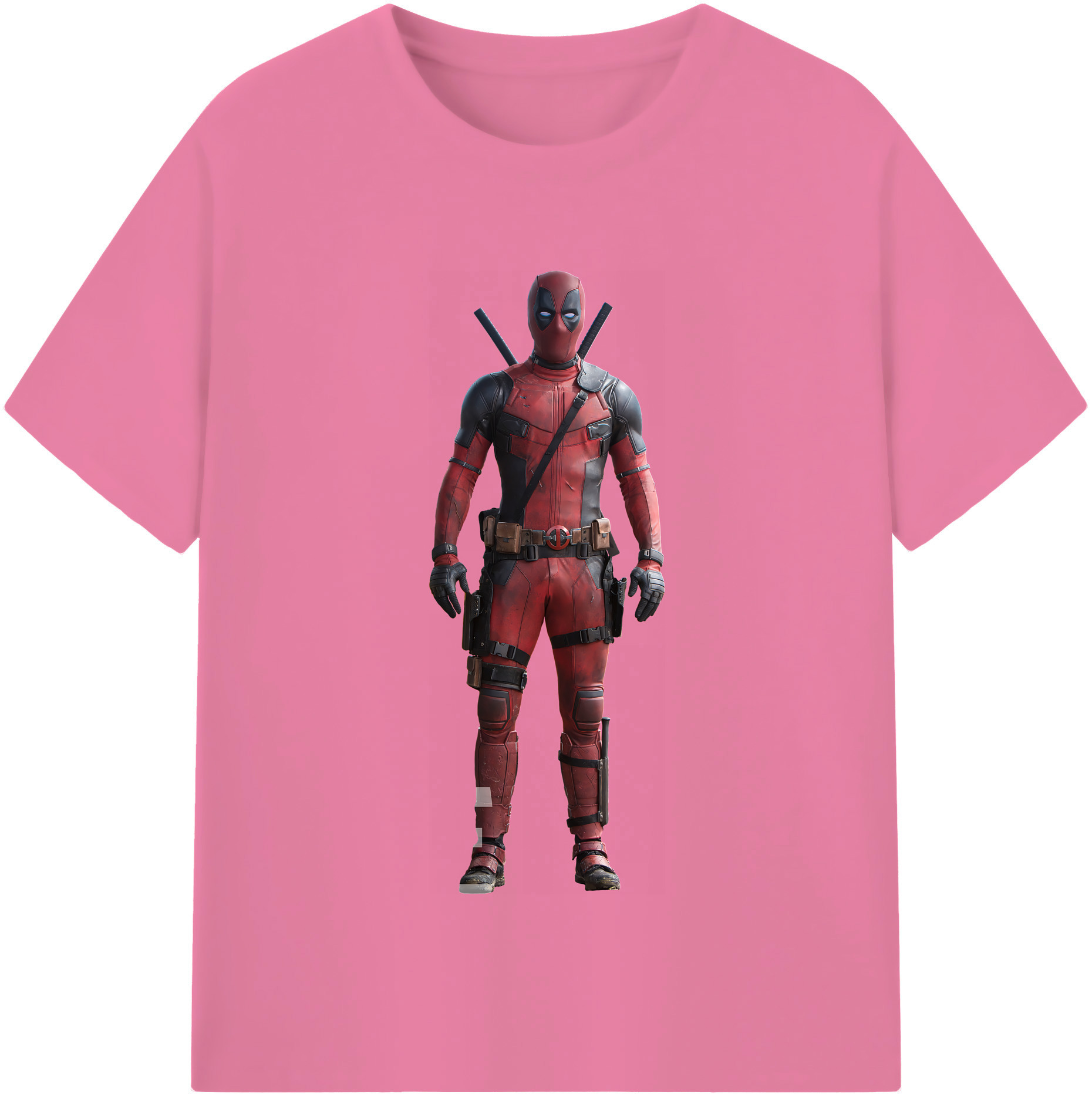 （画像用） Deadpool デッドプール 綿100％半袖Tシャツ（フロントプリント）